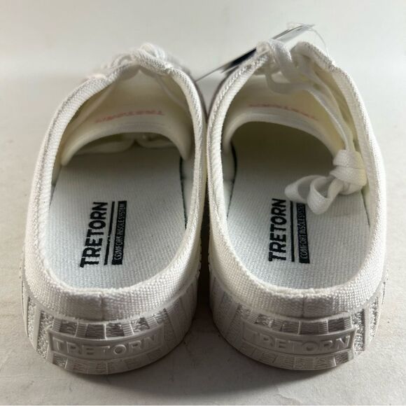 Tretorn Easy Nylite Women’s Shoes Lace Up Low Top Sneakers White Pink Size 11 M - Picture 4 of 8